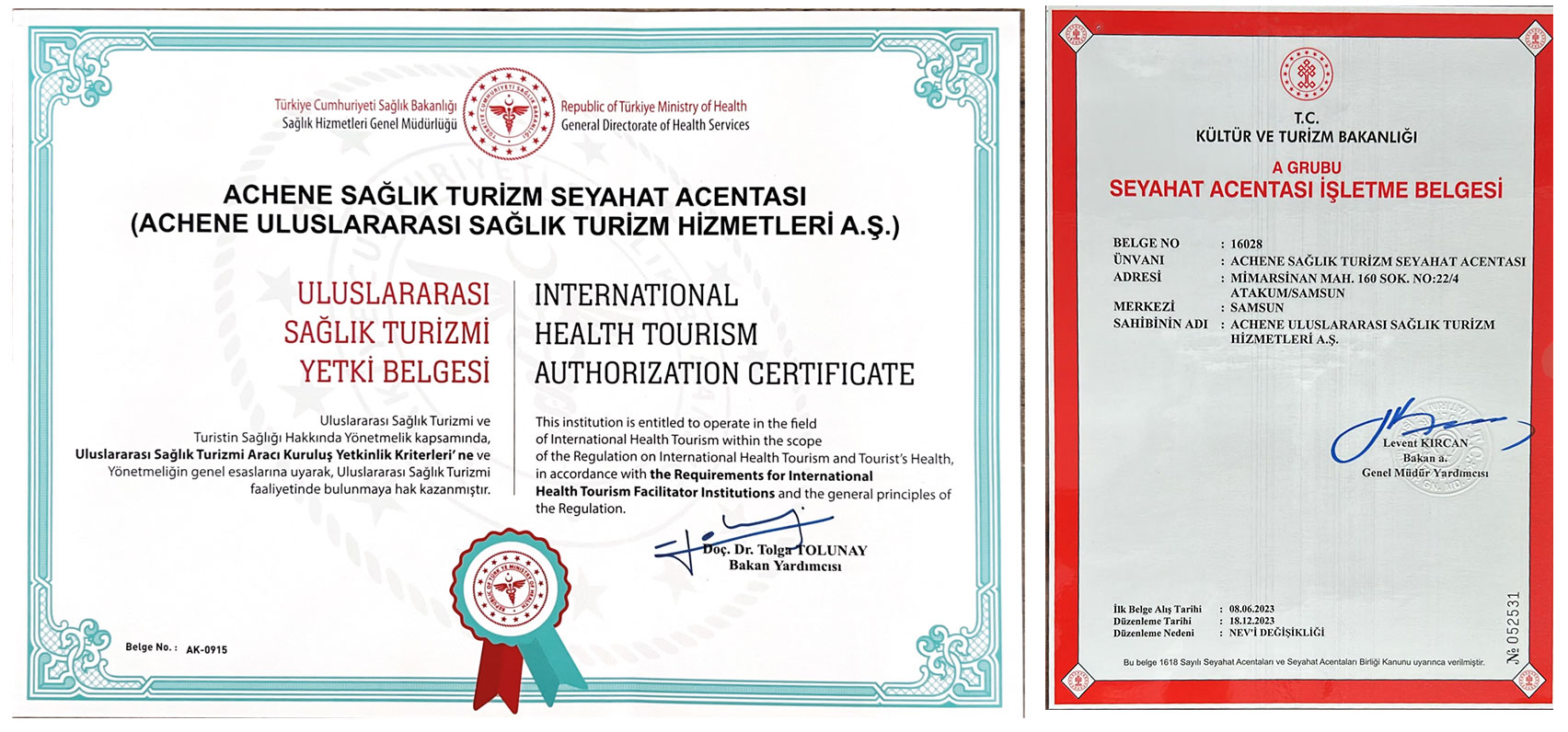 Achene acente yetki belgesi